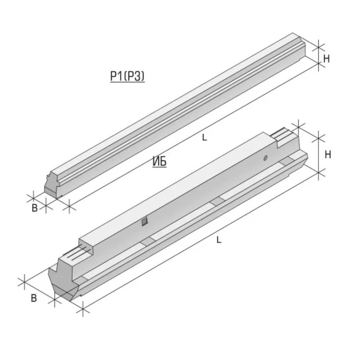 Ригель железобетонный 2Р 6.2.23-4