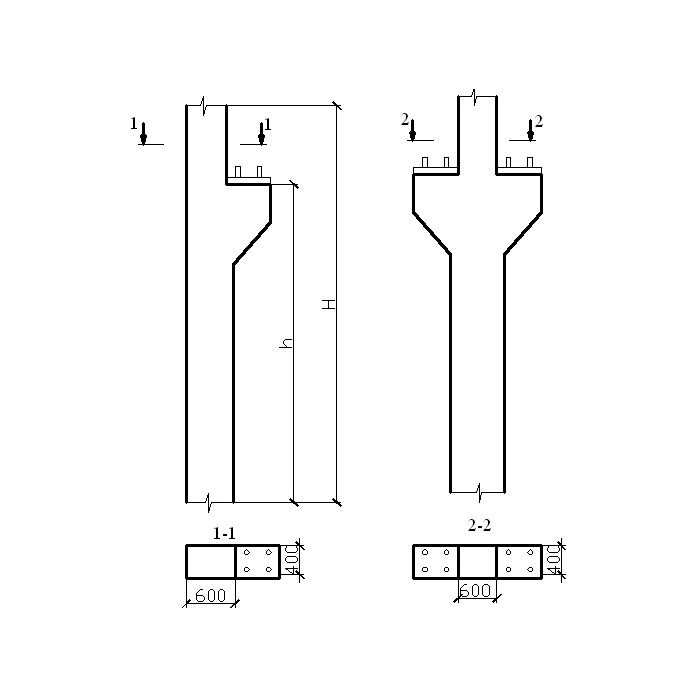 Колонна железобетонная 9к 132-7